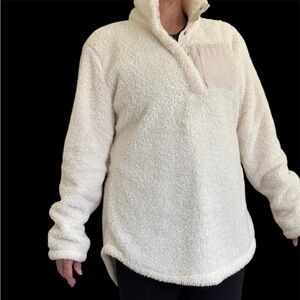 Pink Lilly fleece pullover